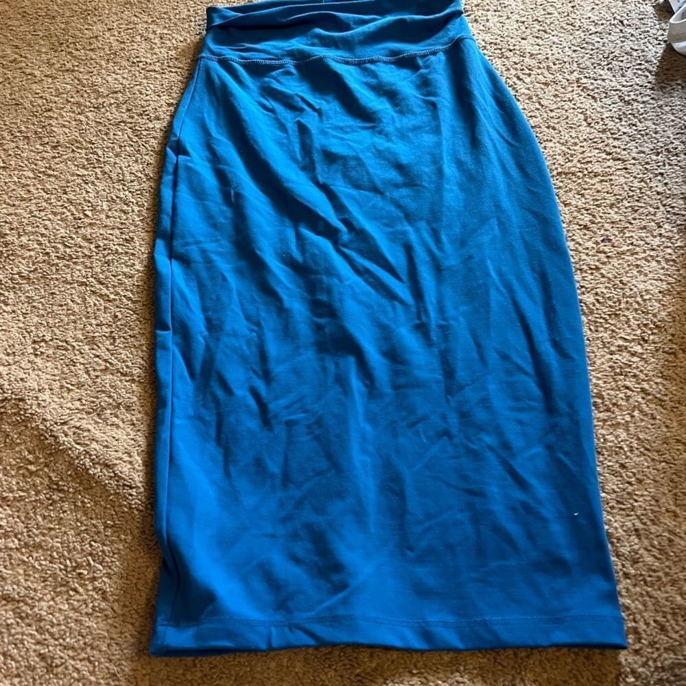 Bebe blue maxi skirt xs - Picture 2 of 5